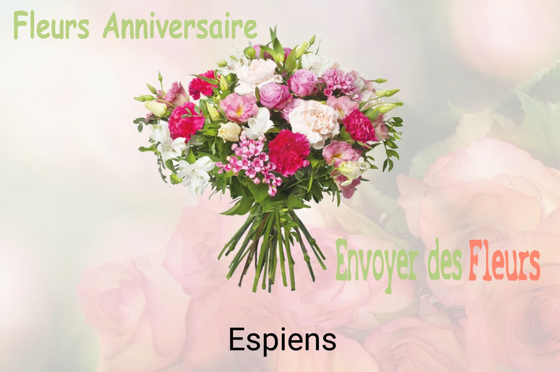 Bouquet de fleurs d’anniversaire livré à Espiens