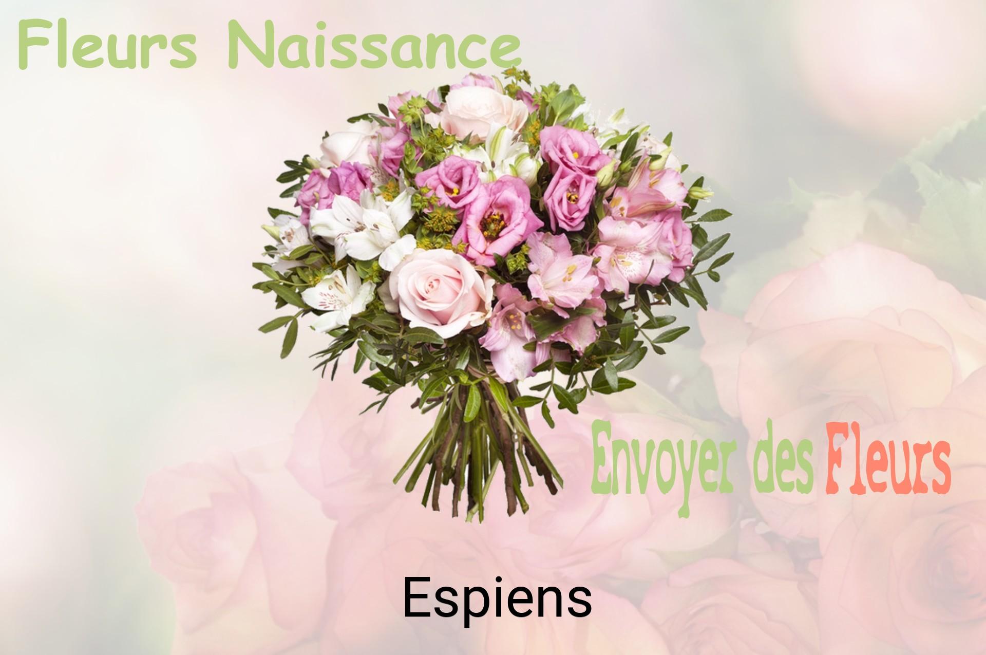 Bouquet de fleurs de naissance livré à Espiens